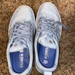 Baby blue shoes brand K.Swiss